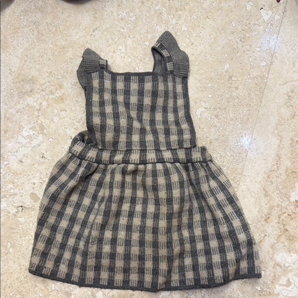 Plaid Knit Dress